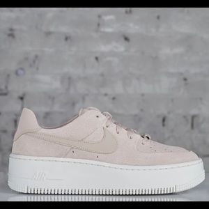 Nike Air Force 1, size 8 in “particle beige”